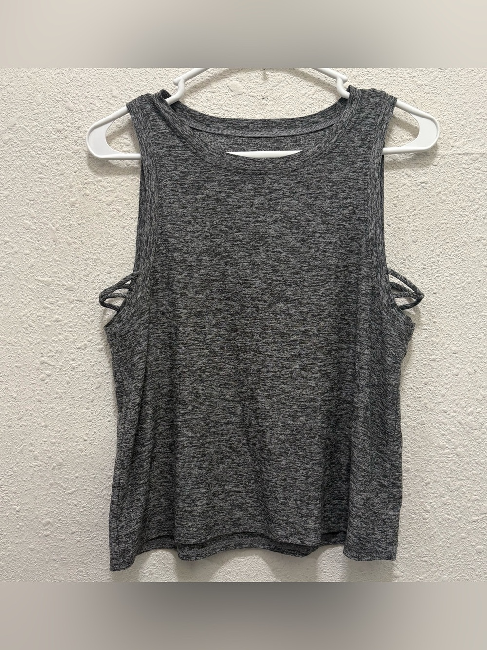 Beyond Yoga Space Dye Black and White Tank XS